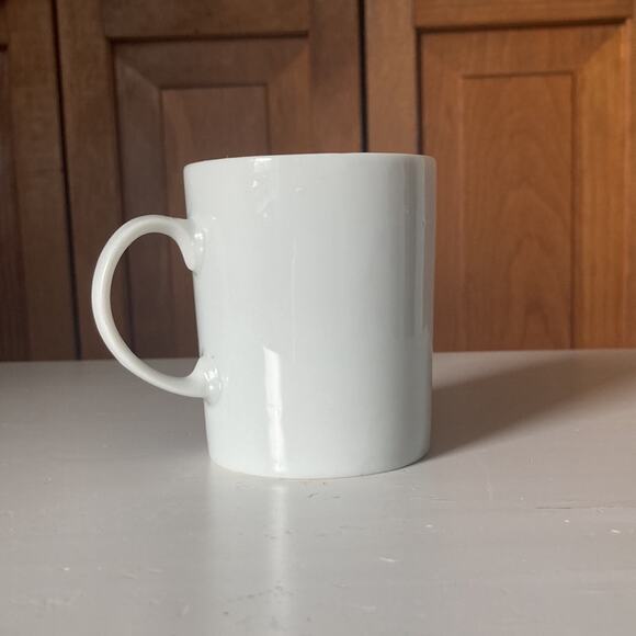 Vintage 60s/70s Blue Flower Cart Mug Made in Japan - Picture 4 of 11